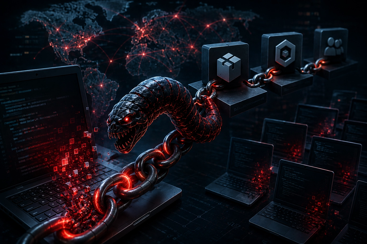 Cadena de suministro de paquetes de JavaScript comprometida por el gusano ChainDrop